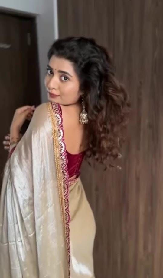 Golden Tissue Soft saree
