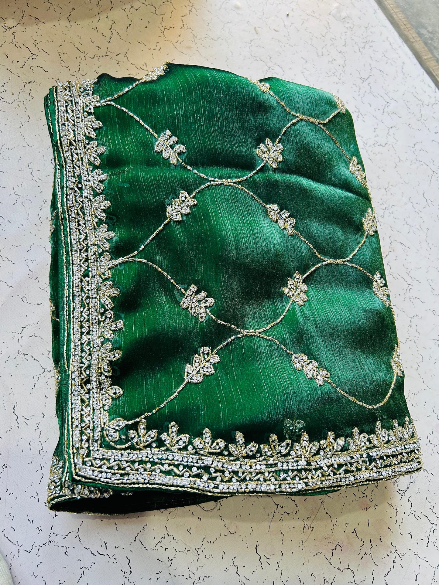 Jimmy Choo jaal design with diamond stone handwork