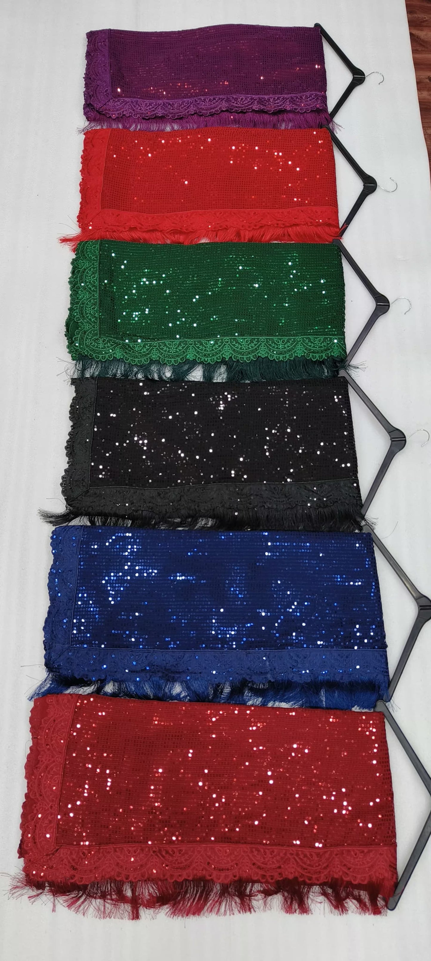 Georgette With Heavy 5MM Sequence Embrodery Work