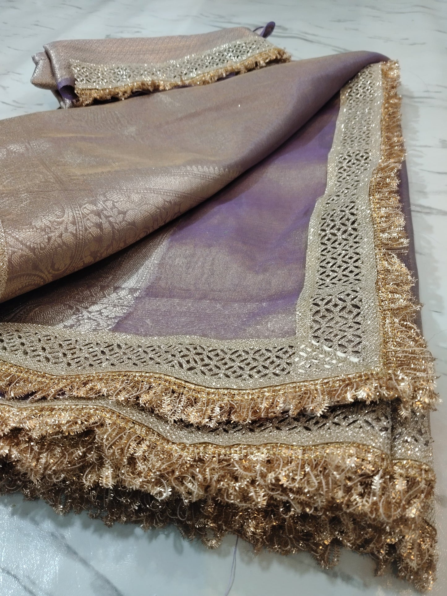 Banarasi SOFT GLASS TISSUE SILK saree