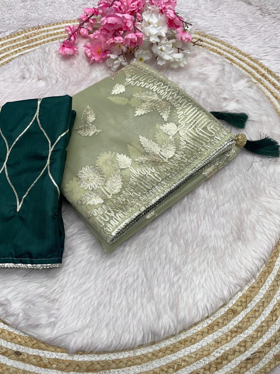 Soft Twil net saree