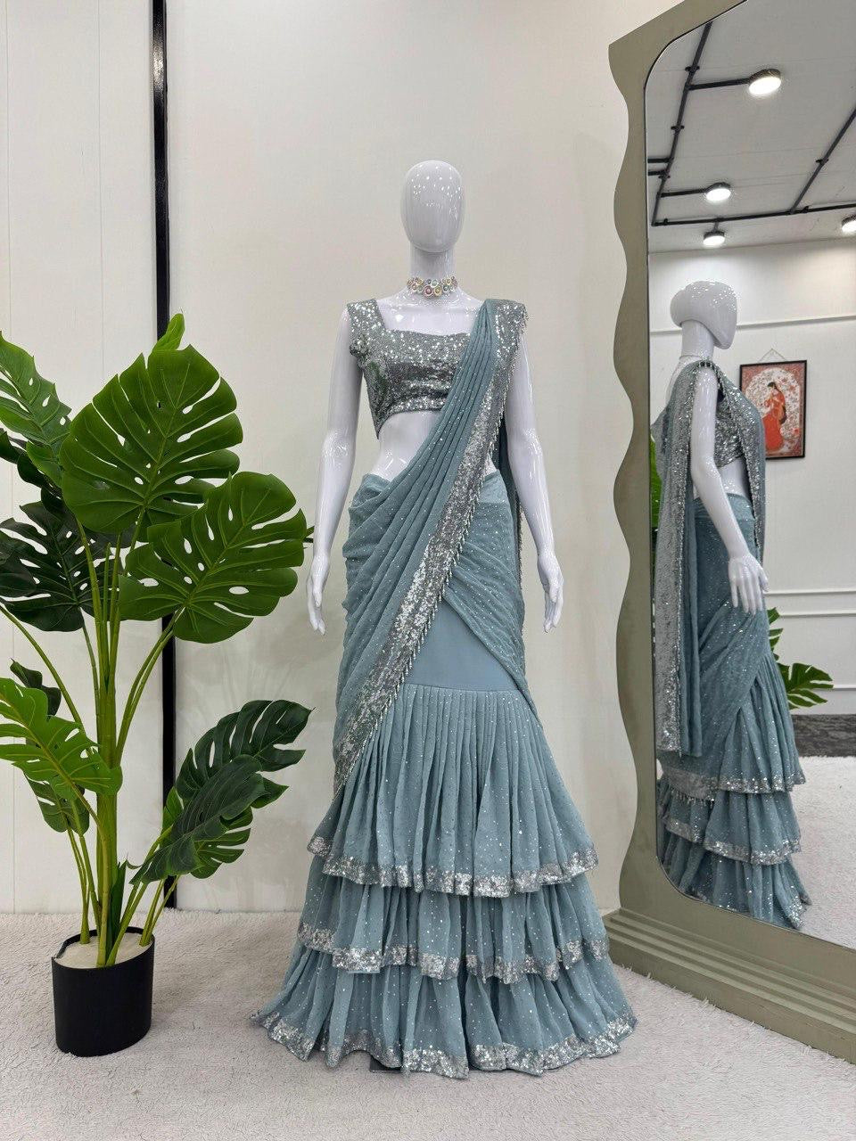 Ready to wear Lehengha saree