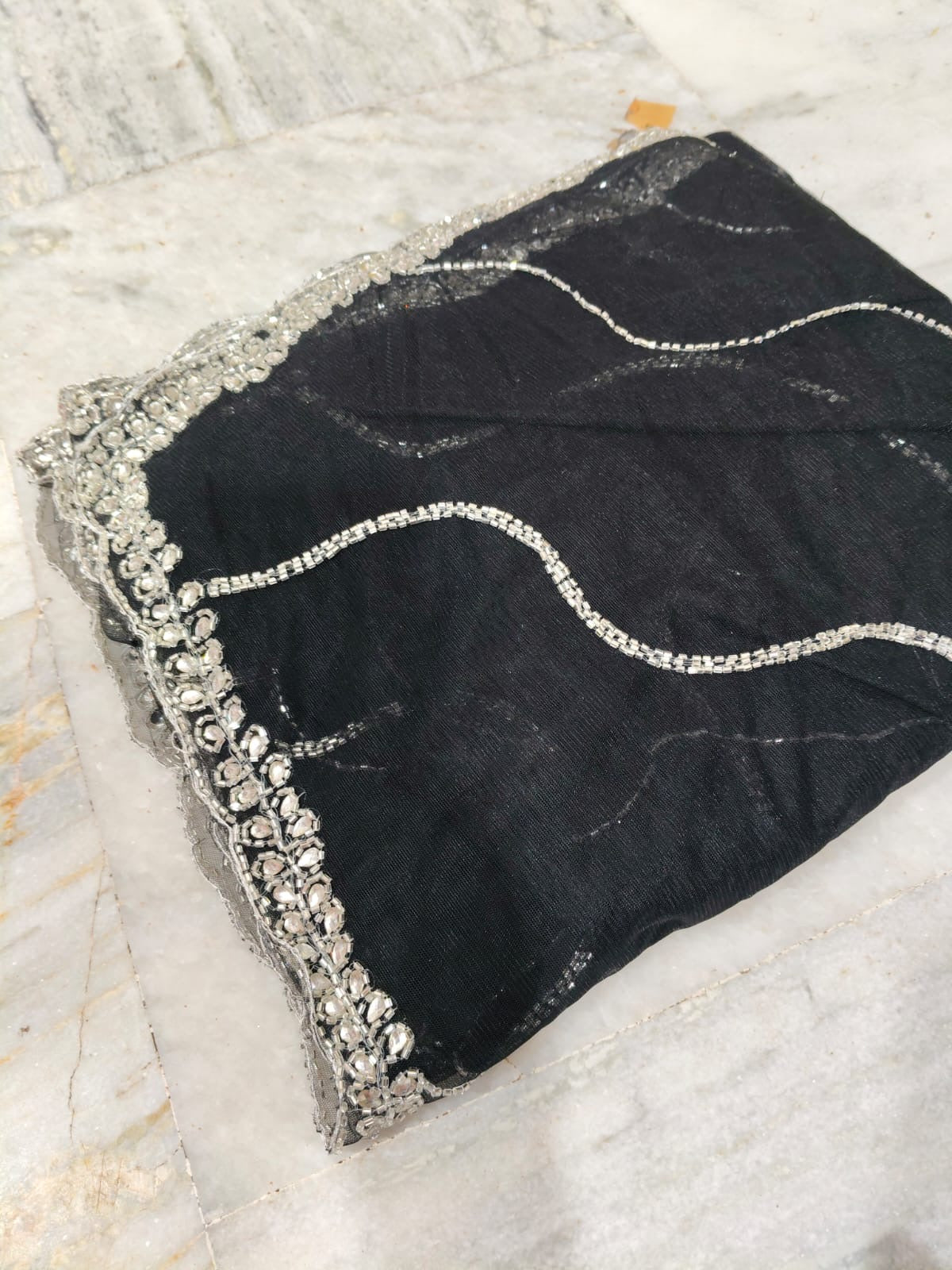 Payal design net handwork saree