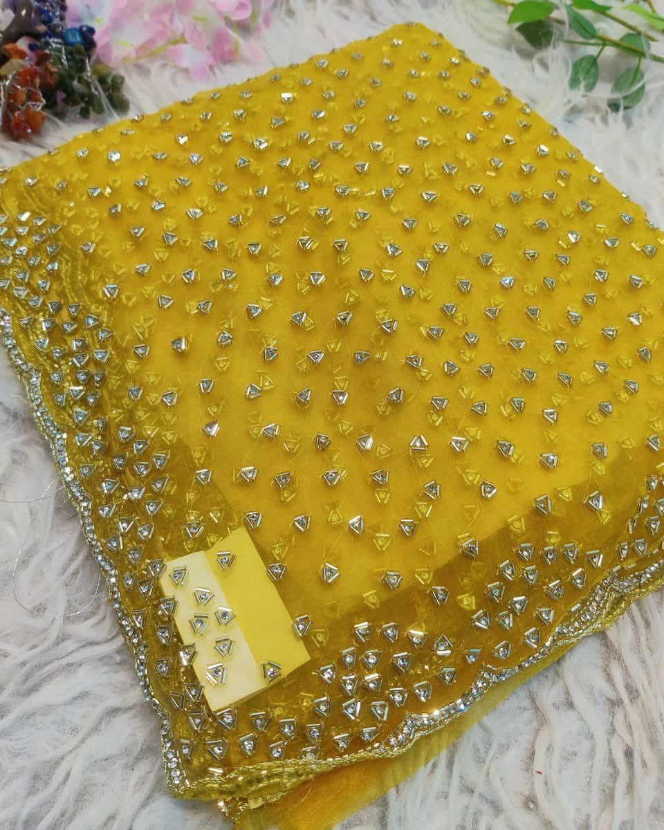 Crystal Tissues saree