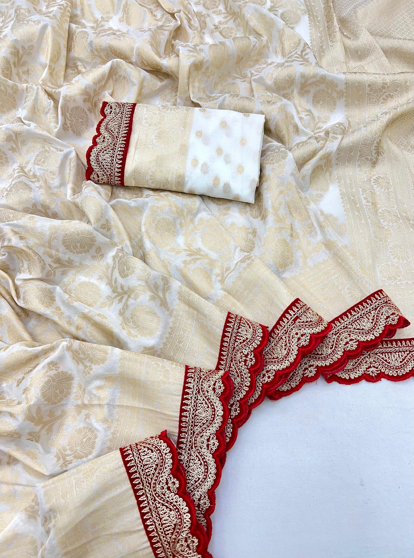 khaddi georgette designer saree