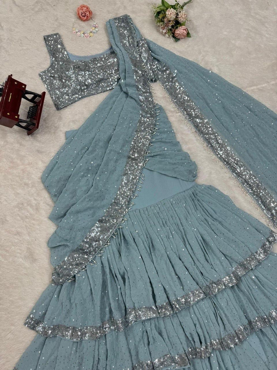 Ready to wear Lehengha saree