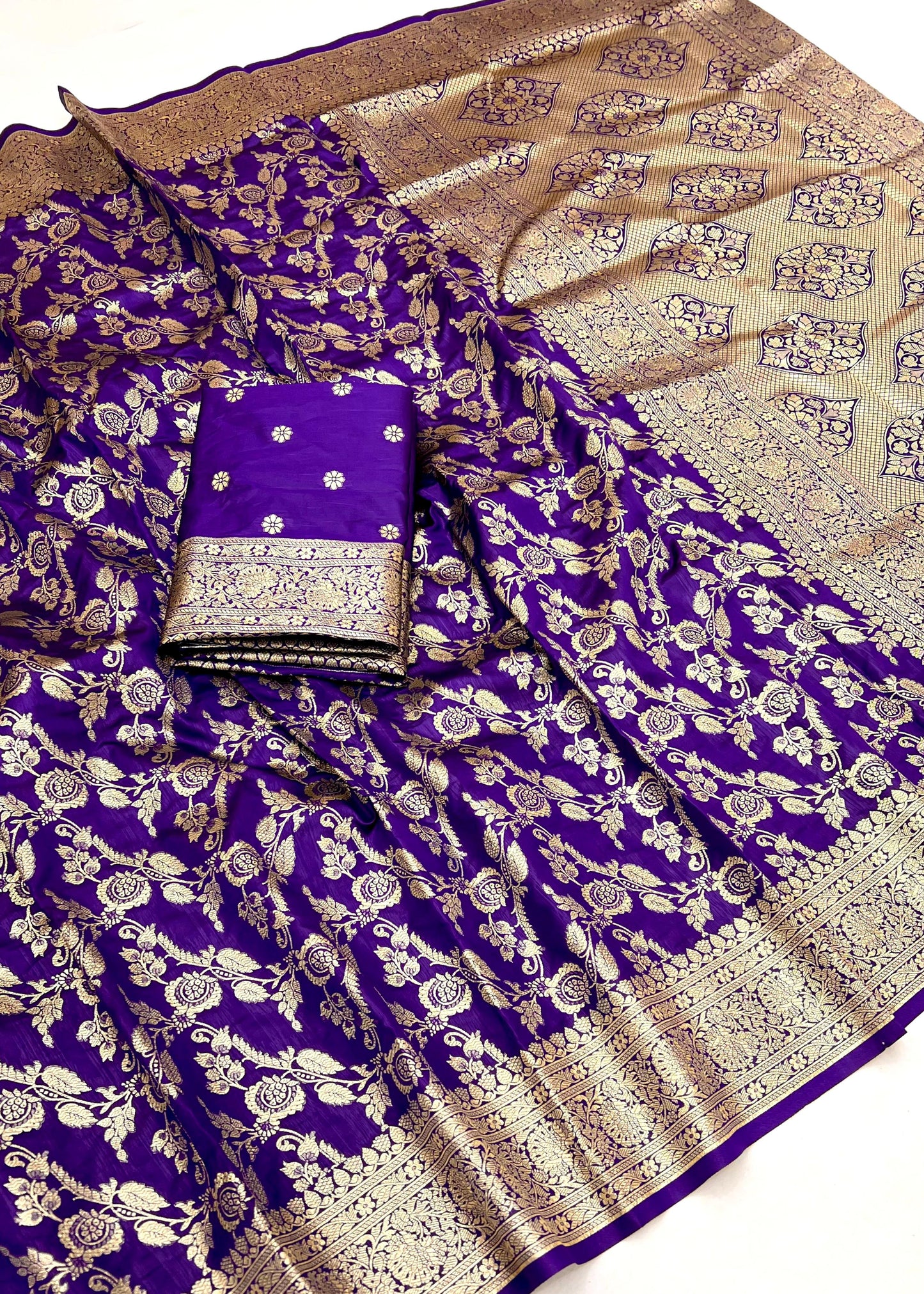 Soft banarasi silk saree