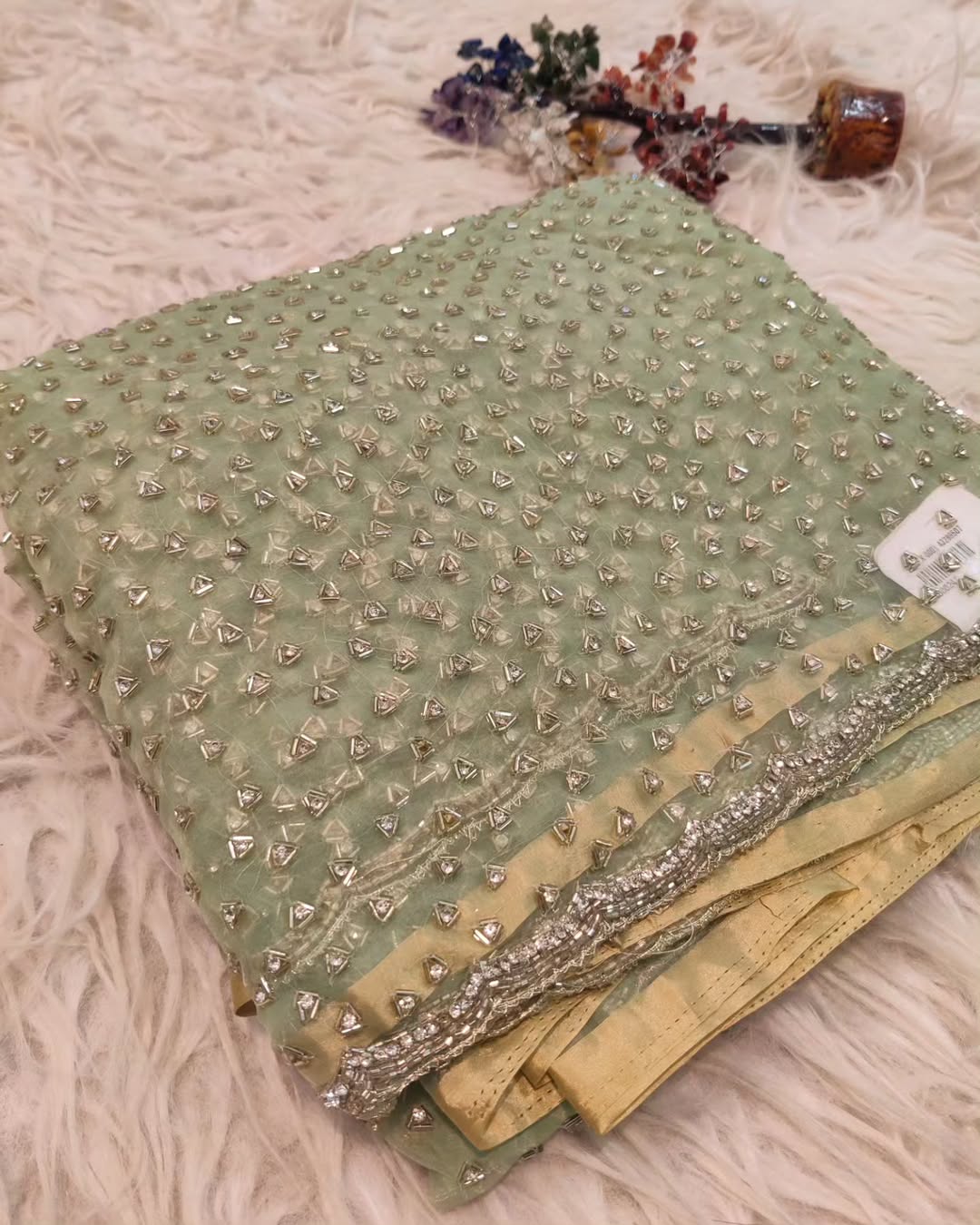Crystal Tissues saree