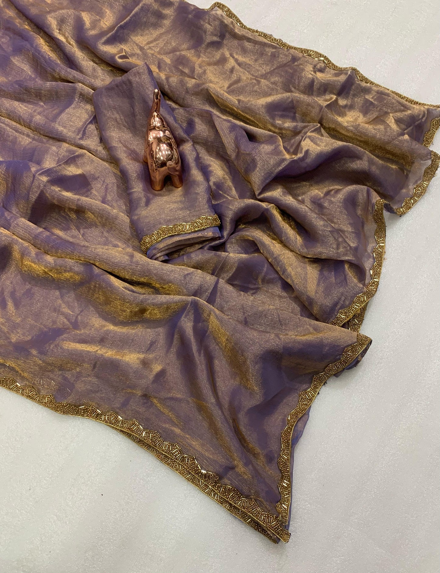 Two Tone Fendy Chiffone saree