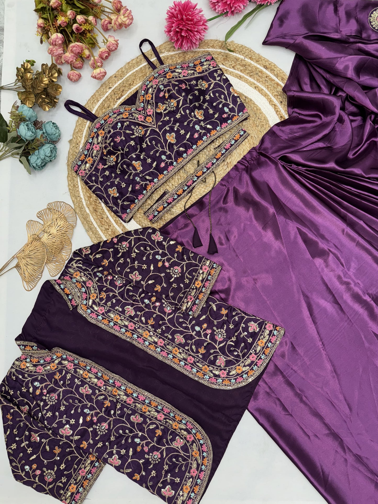 Ready To Wear Saree With Jacket