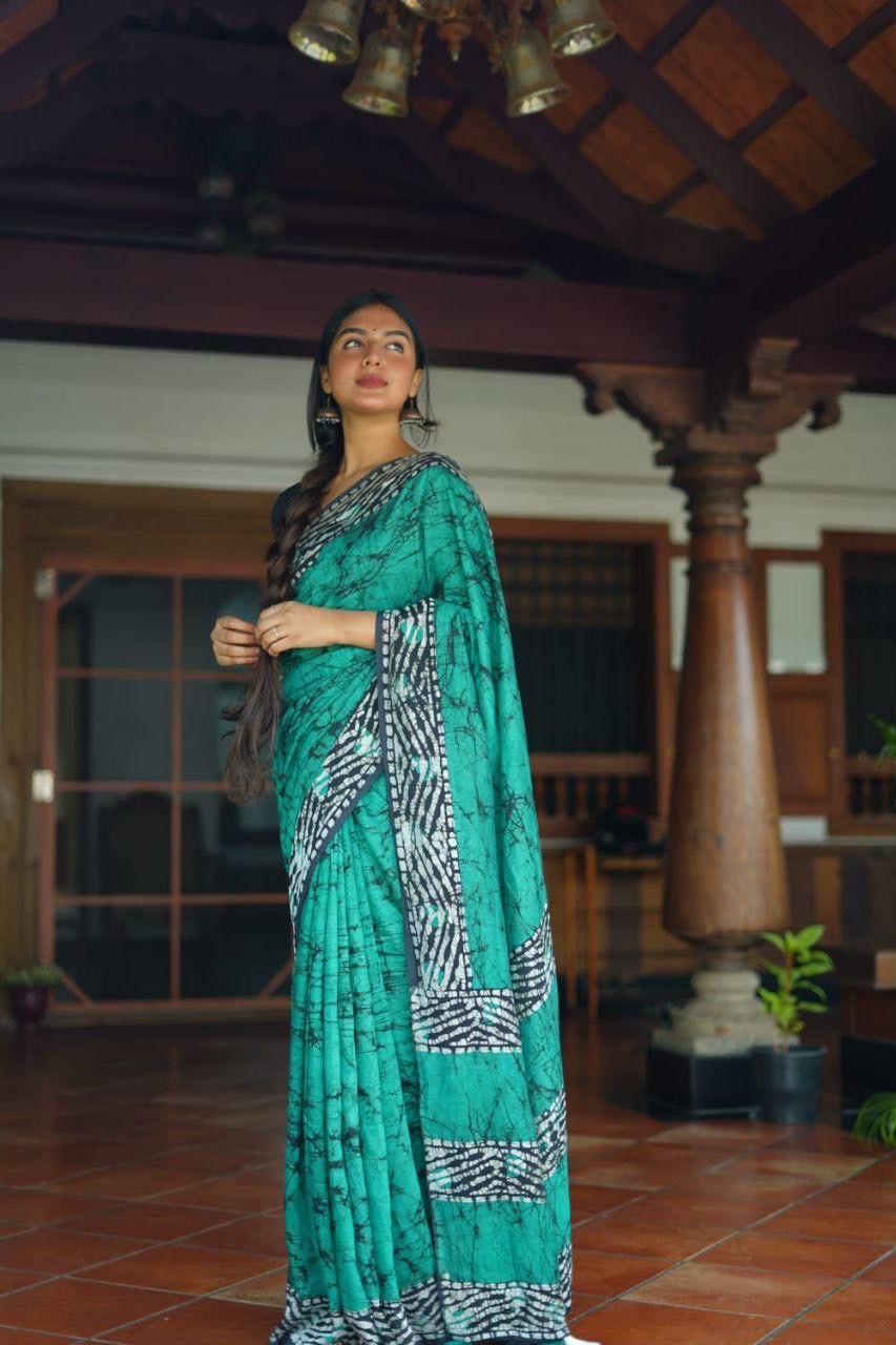 Pure Linen Saree