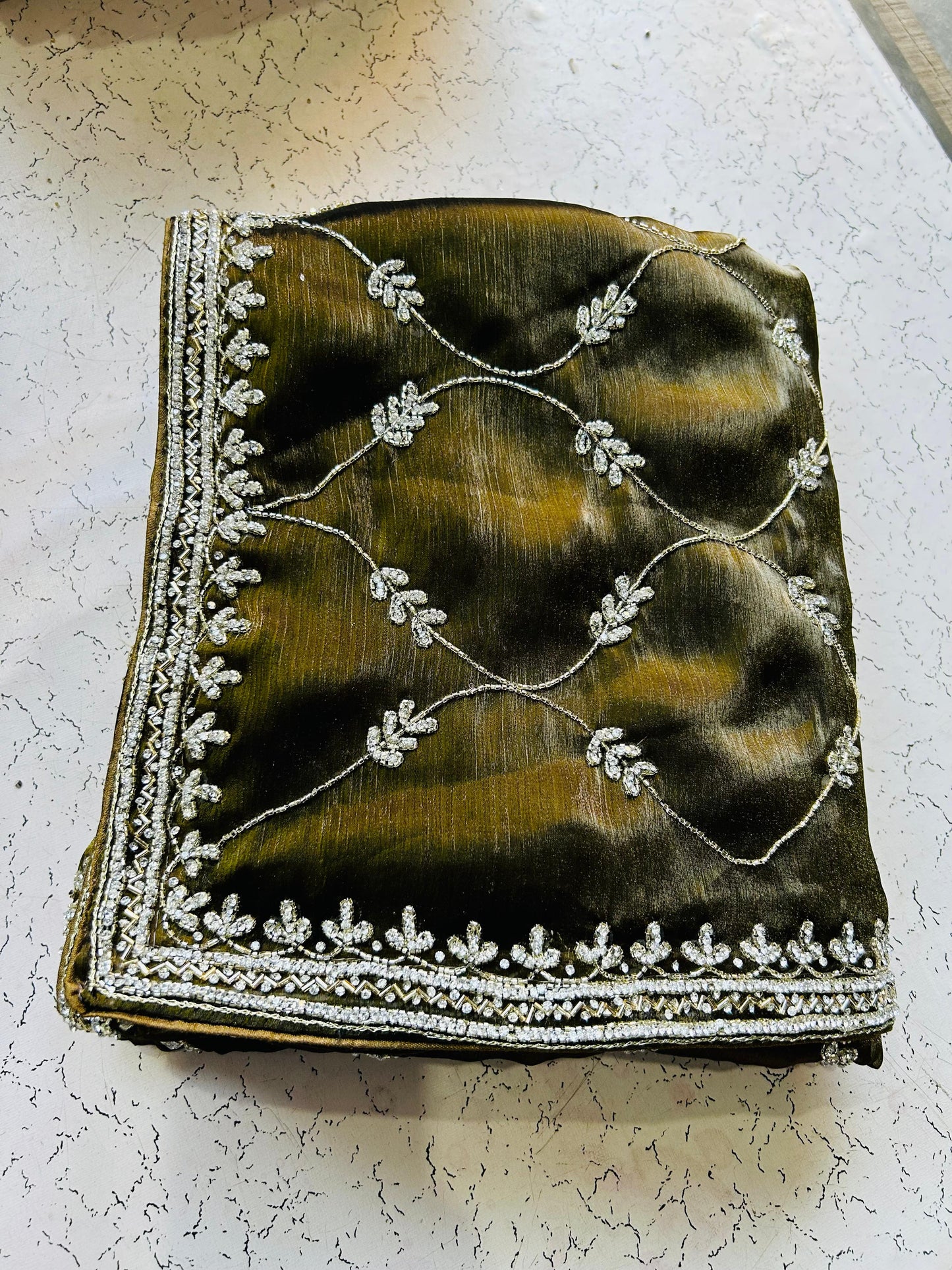 Jimmy Choo jaal design with diamond stone handwork