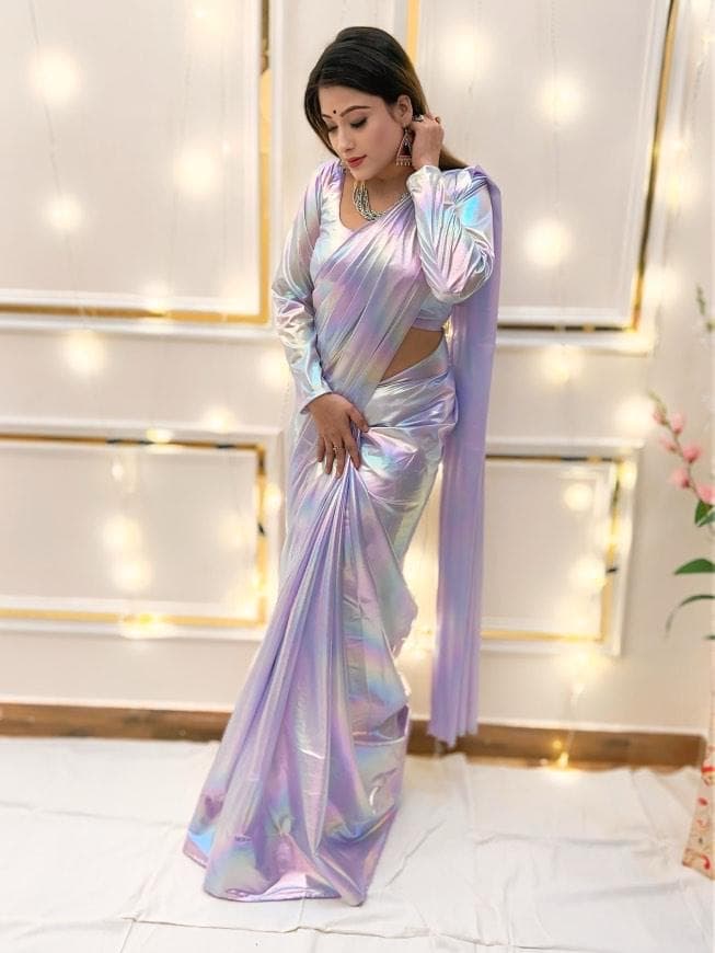 UNICORN SAREE IN SHADES OF RAINBOW