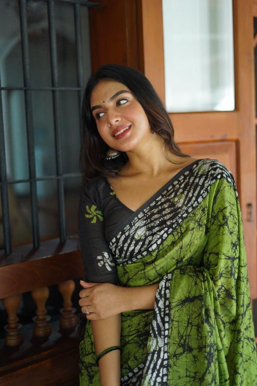 Pure Linen Saree