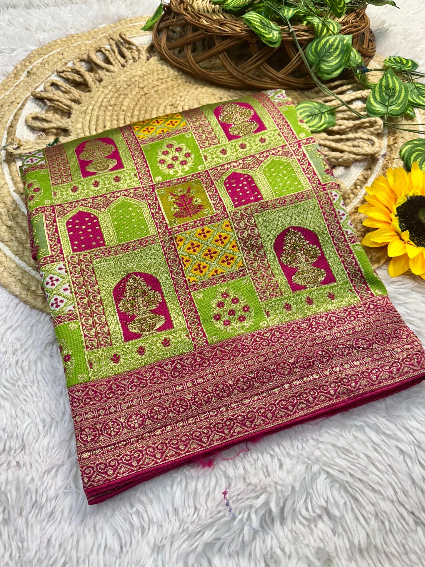 viscose Pure Soft Kolkata Meena Silk