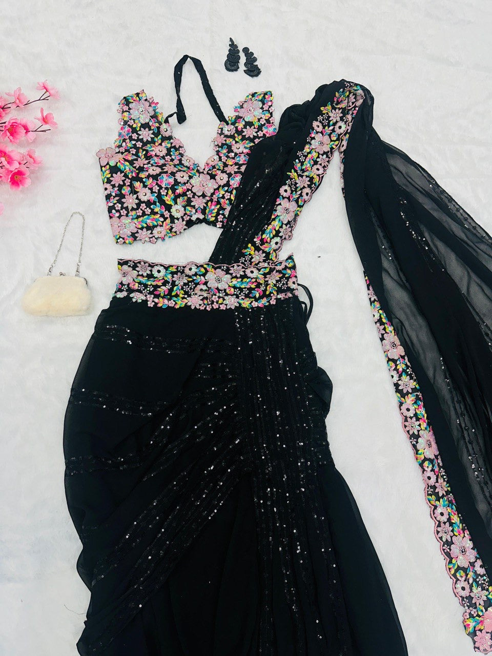 Lehnga style saree