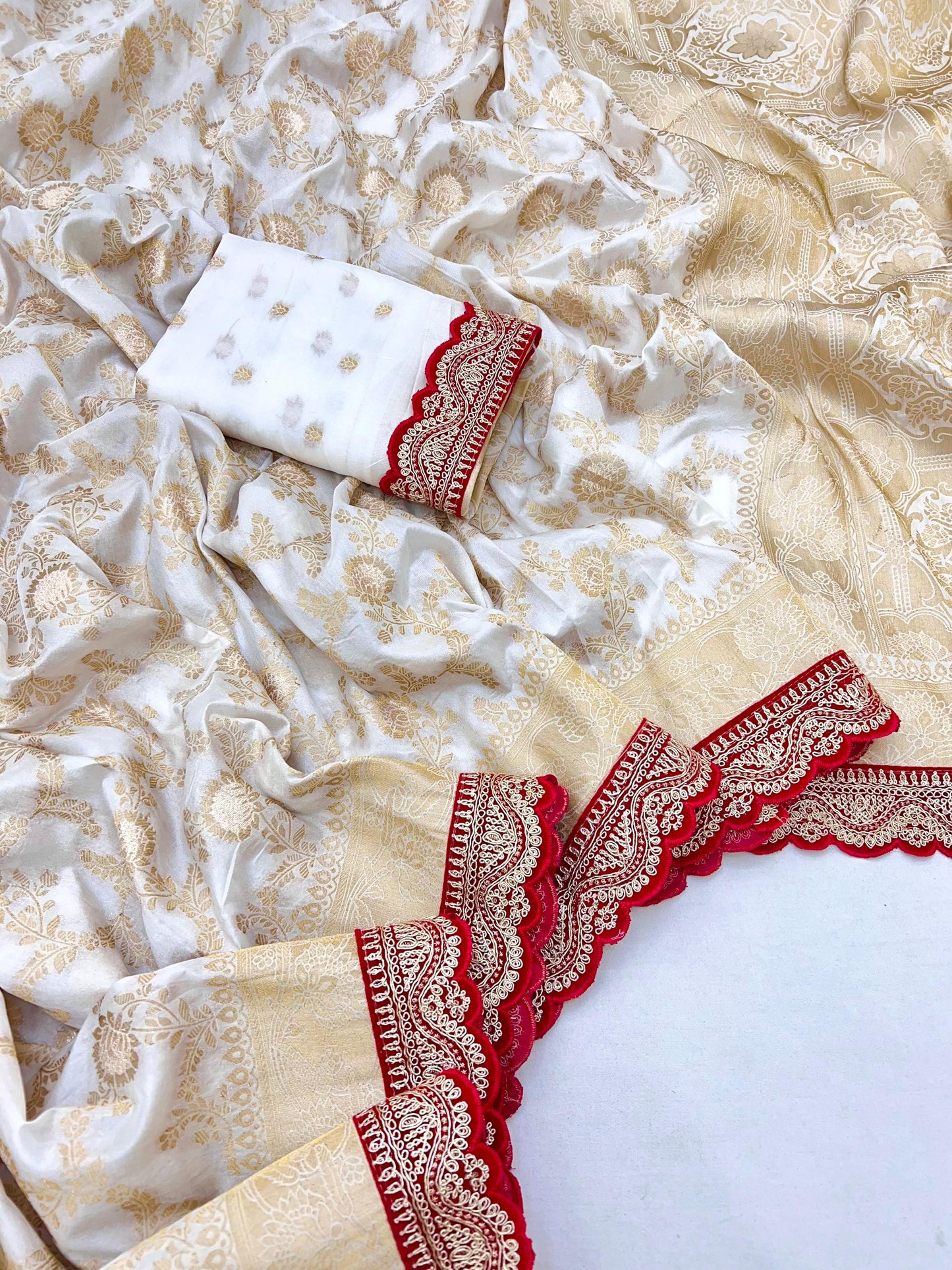 khaddi georgette designer saree