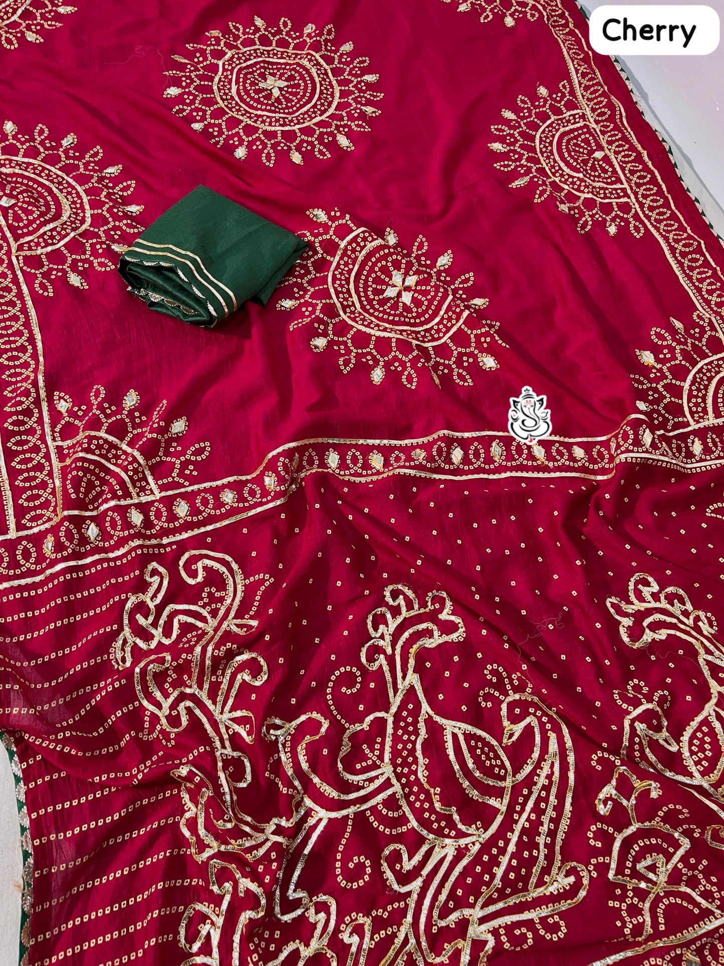 Vichitra silk saree