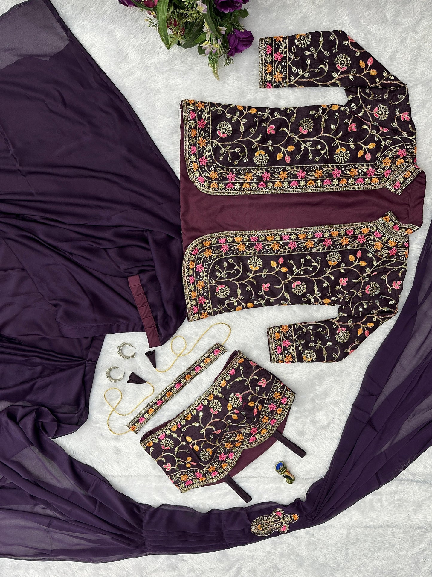 Ready To Wear Saree With Jacket