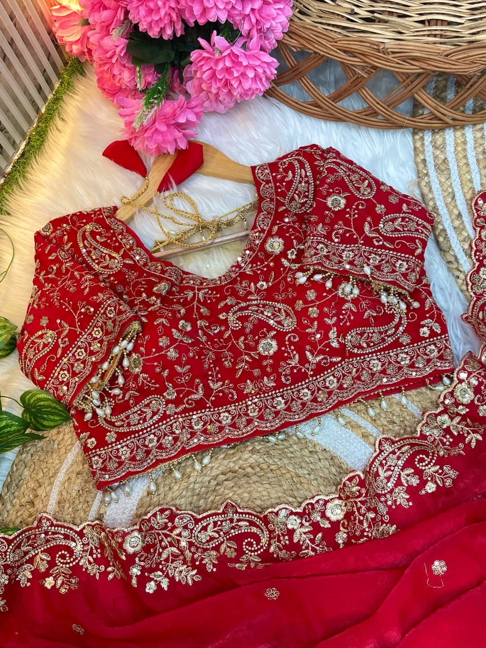 Fandy satin silk designer saree