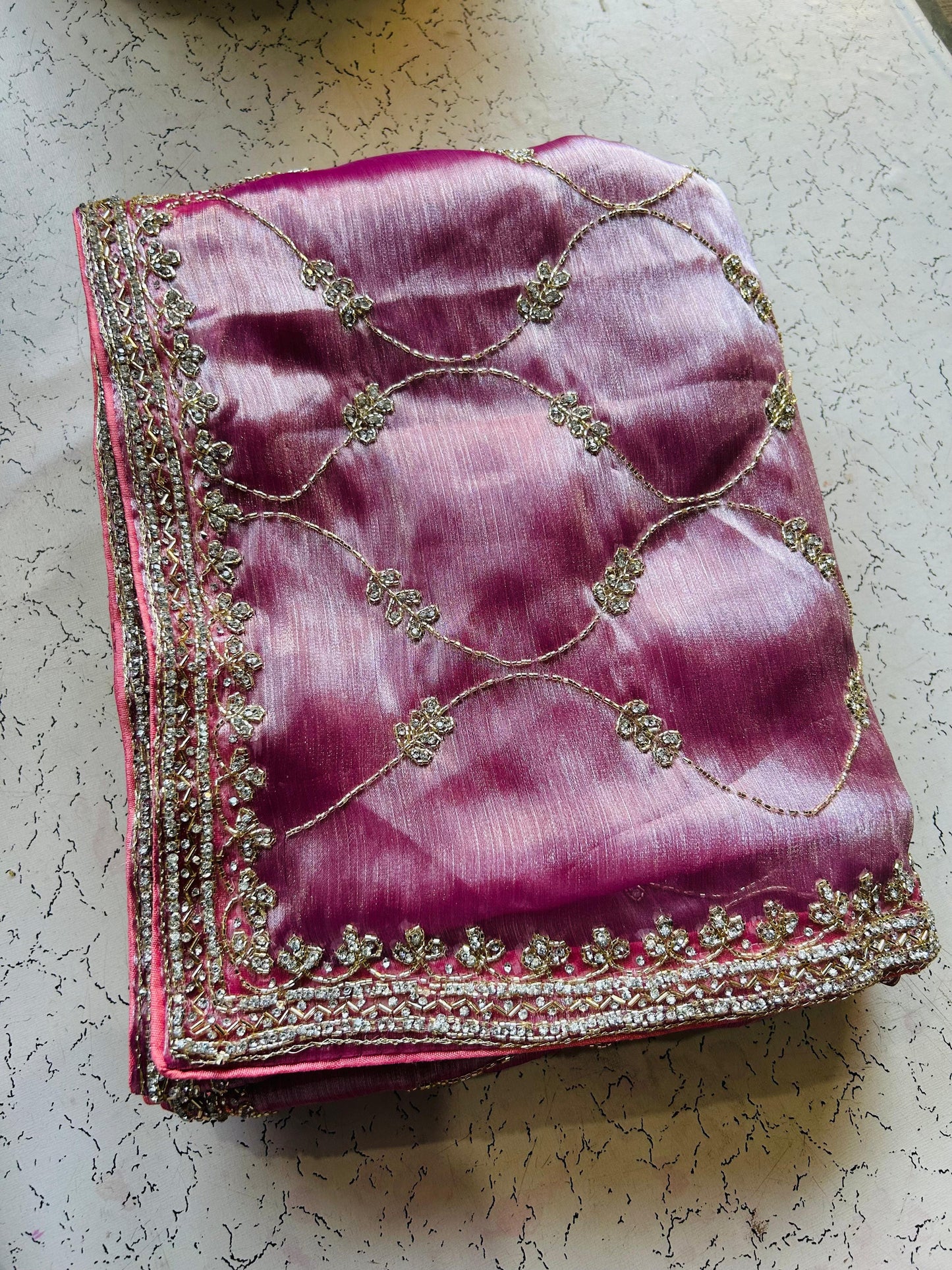 Jimmy Choo jaal design with diamond stone handwork