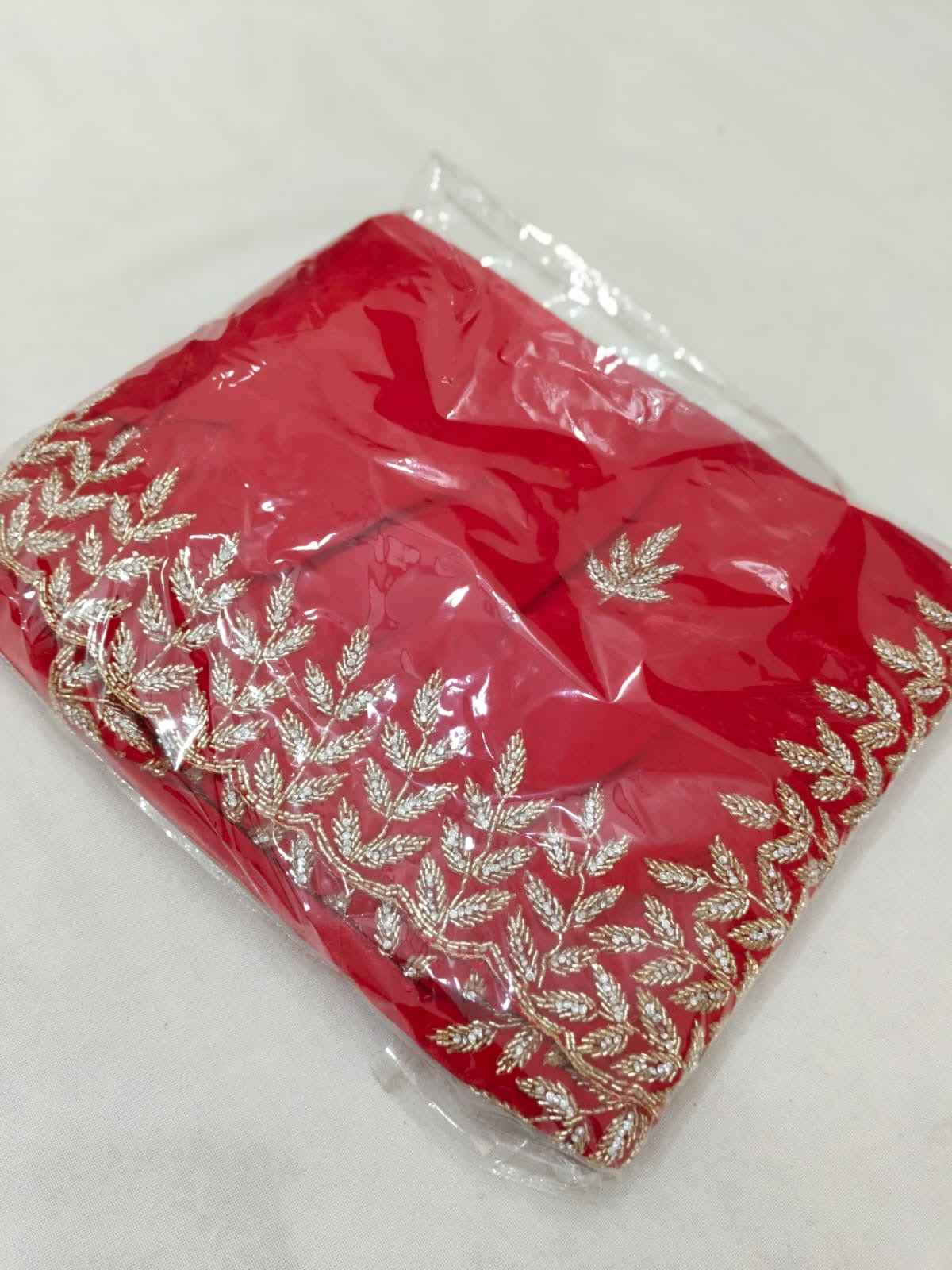 Fendi fabric with diamond stone handwork