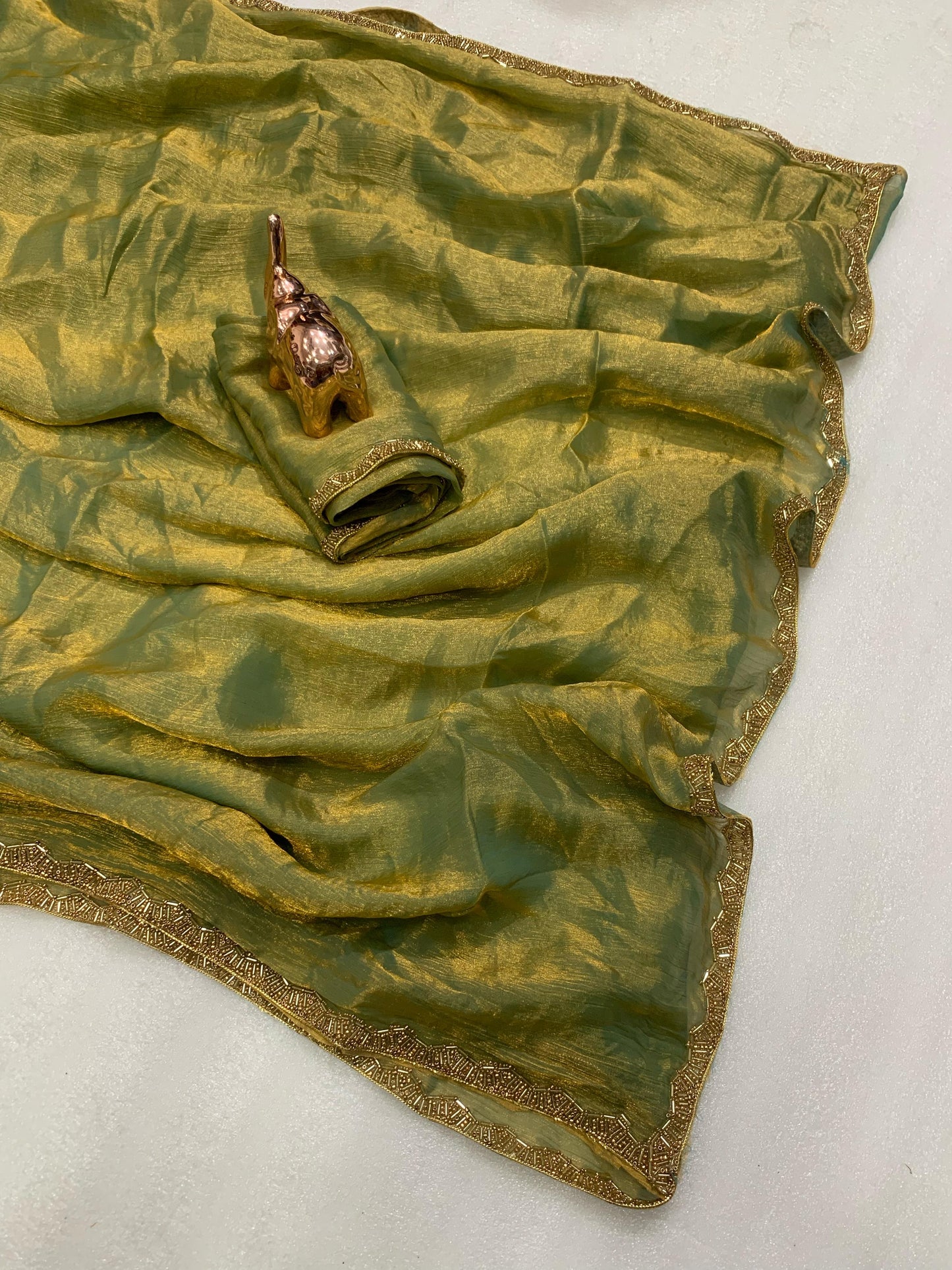 Two Tone Fendy Chiffone saree