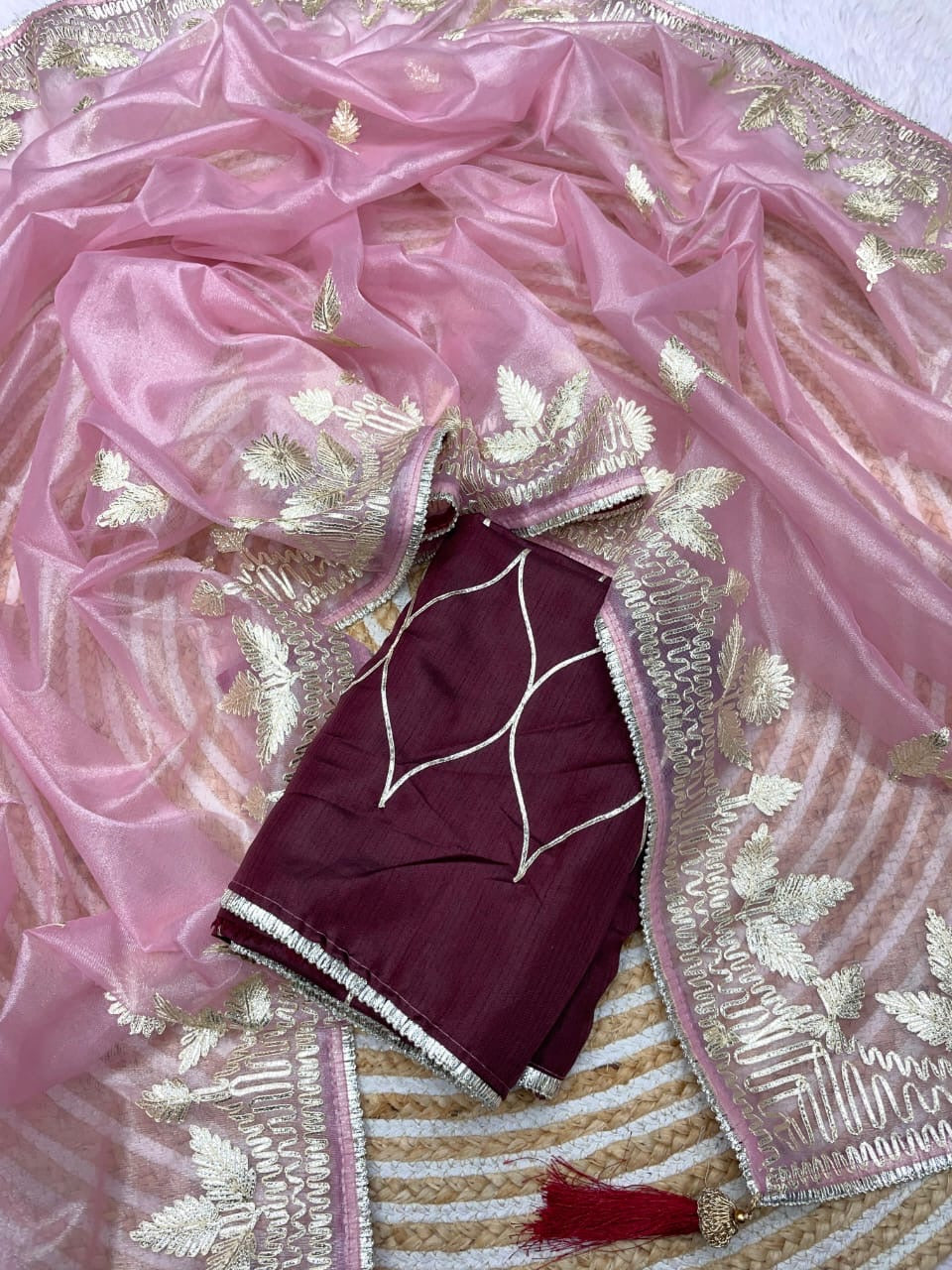 Soft Twil net saree