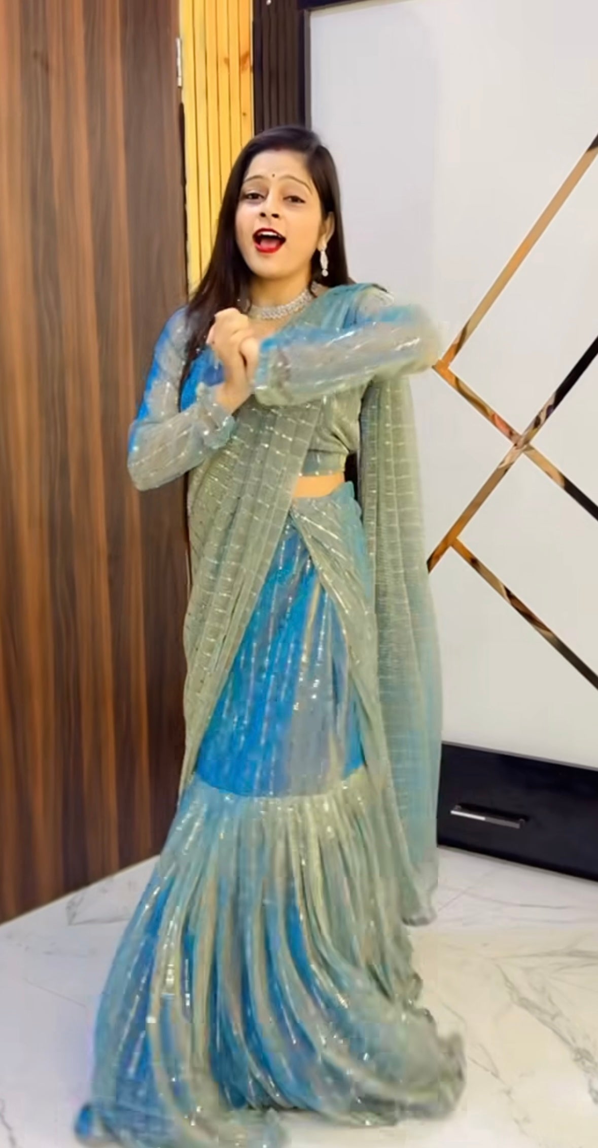 Ready to wear Lehengha saree