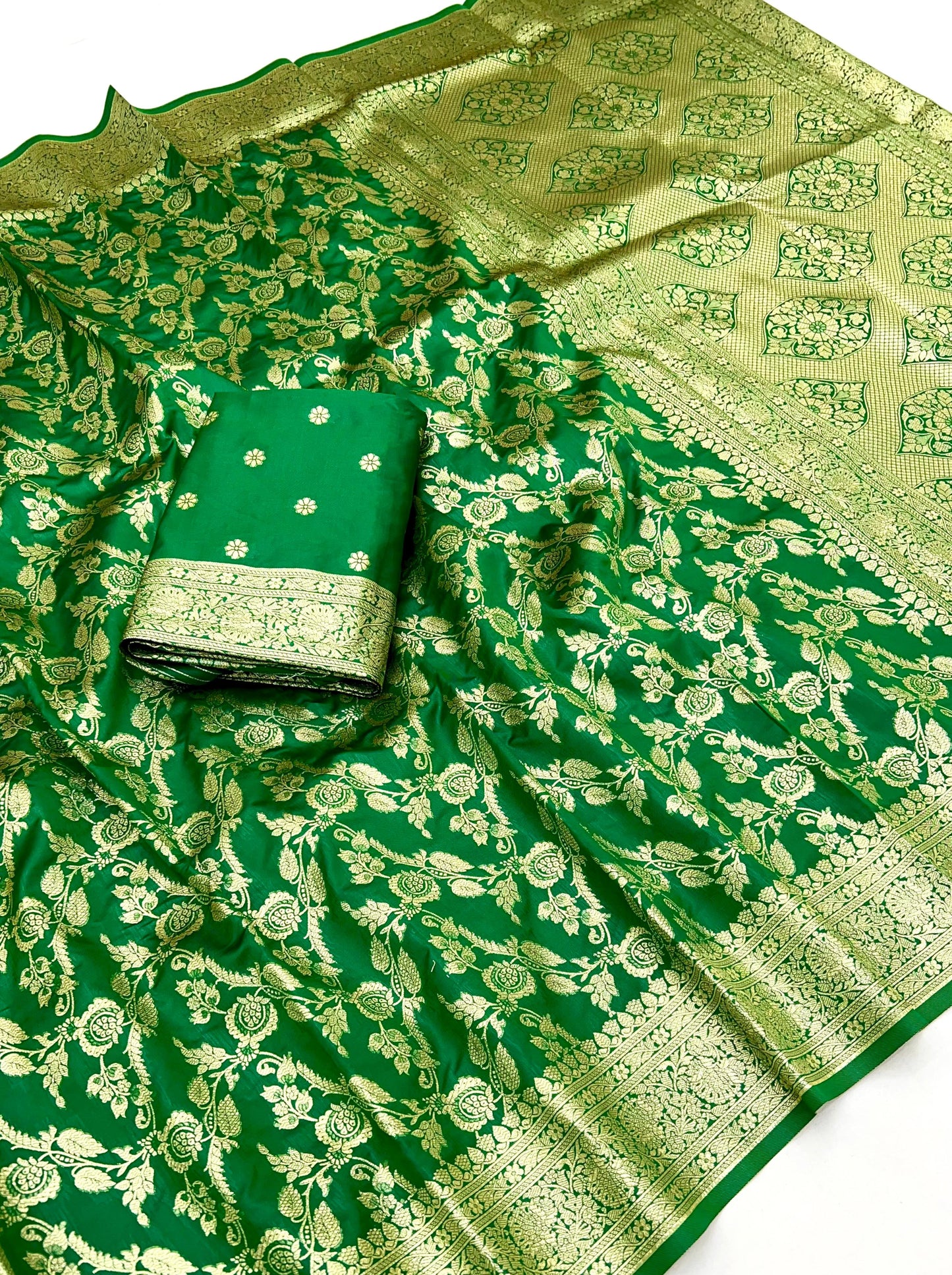 Soft banarasi silk saree