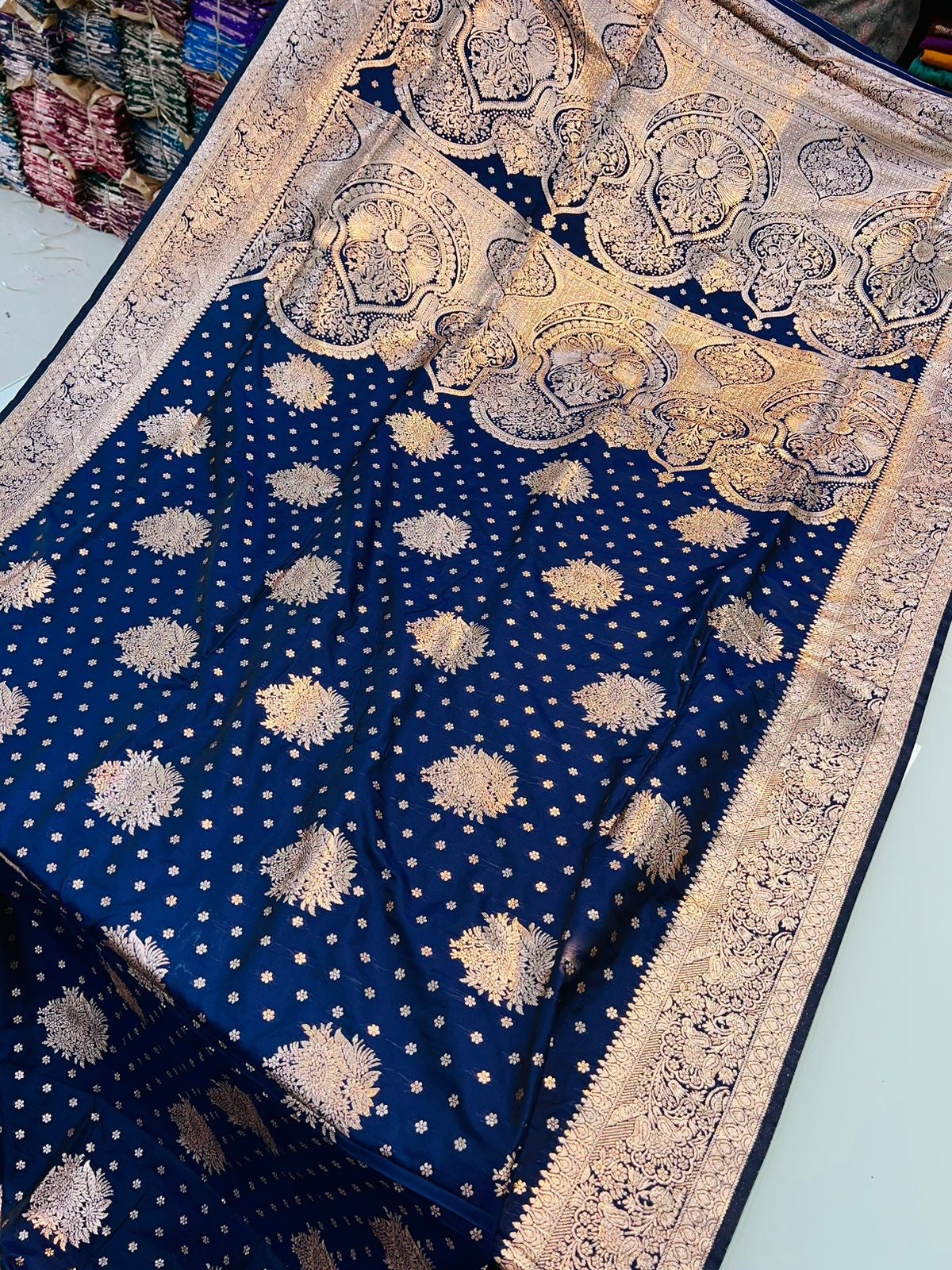 Banarasi silk saree with Pure Banarasi Jari
