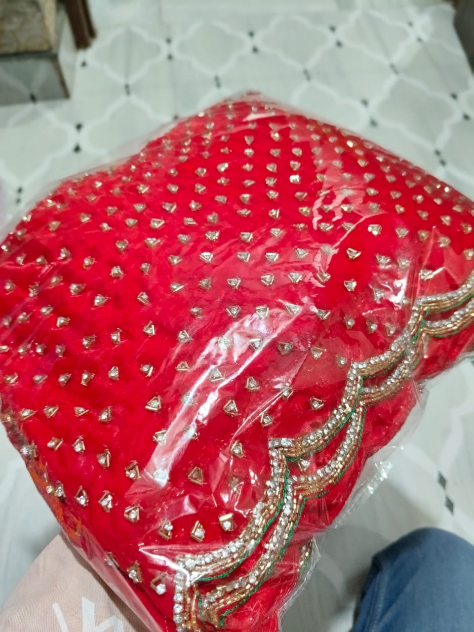 Crystal Tissues saree