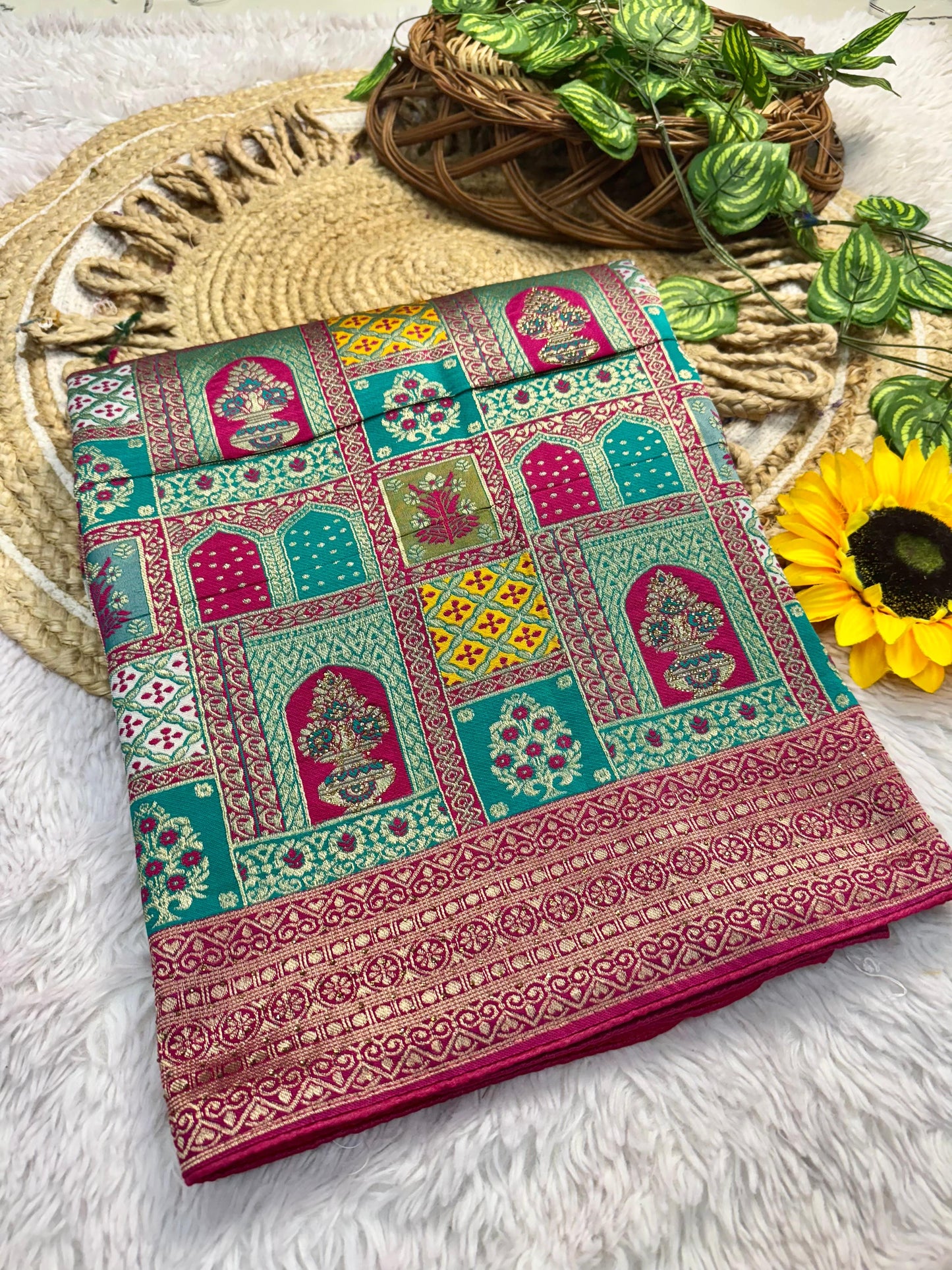 viscose Pure Soft Kolkata Meena Silk