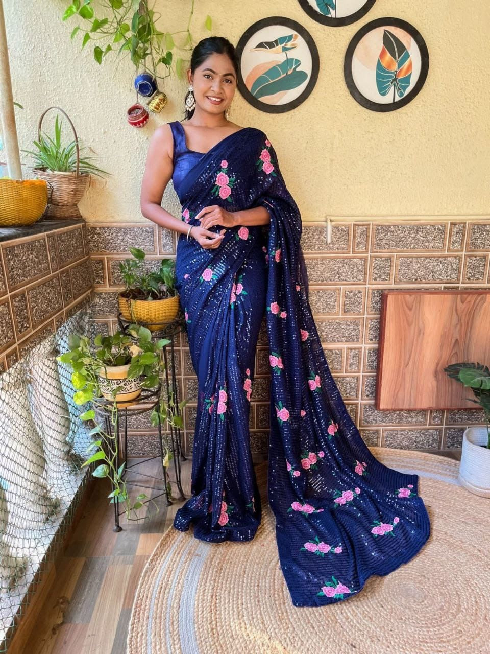 Sequence designer saree