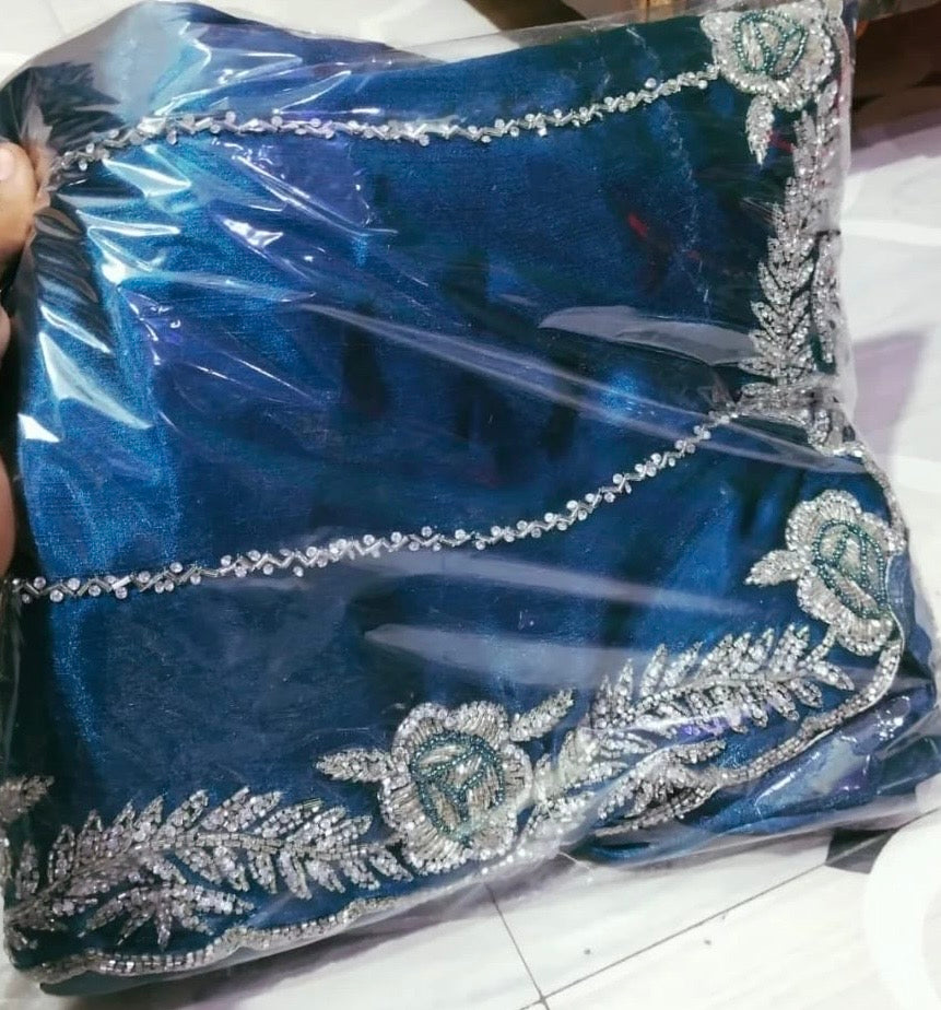 Jimmy Choo Rose design Saree