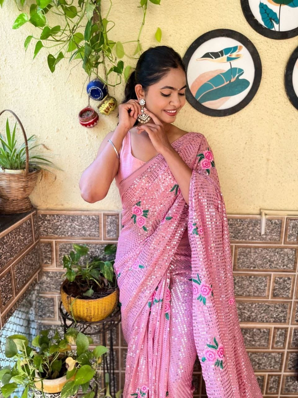 Sequence designer saree
