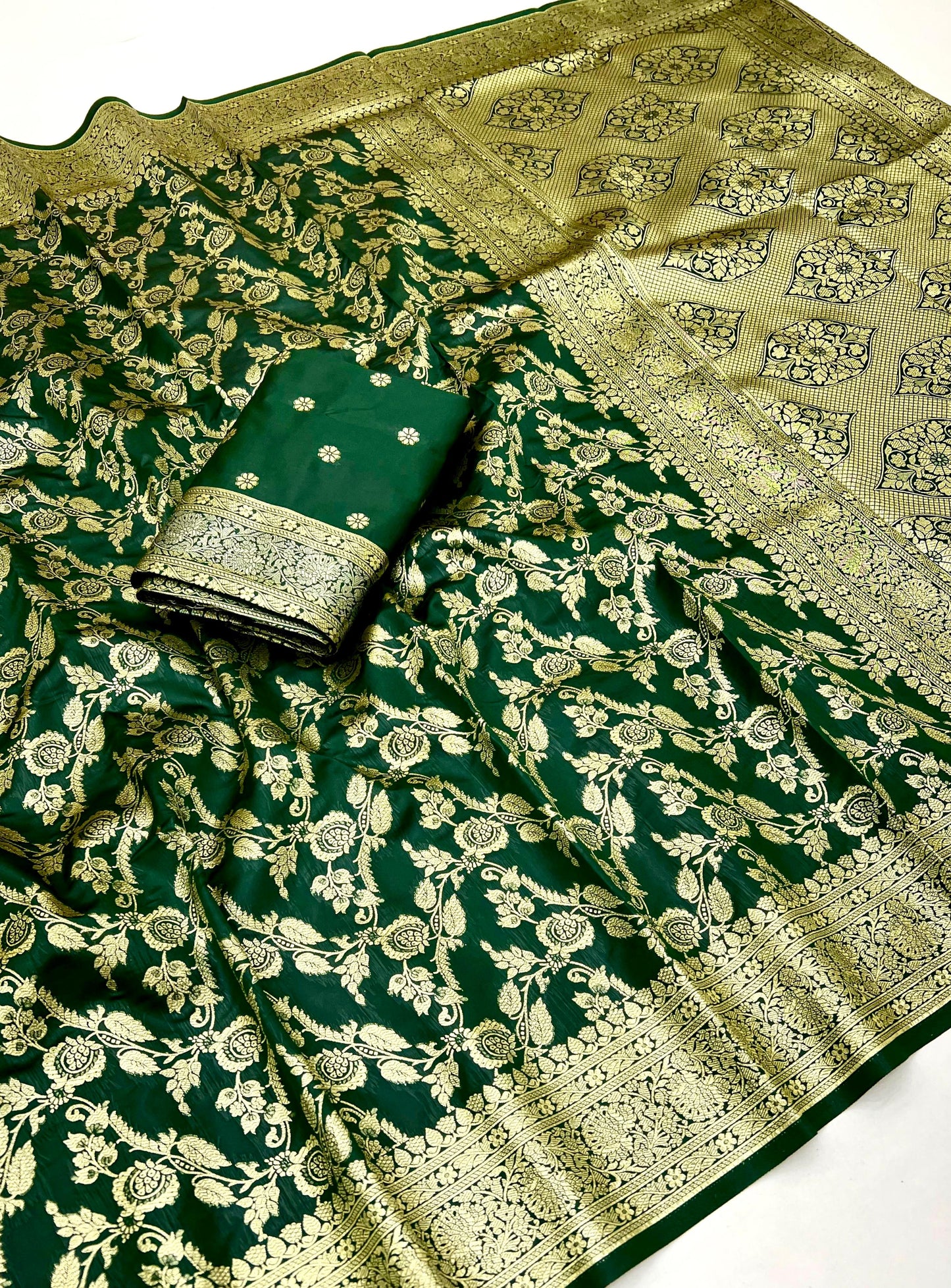 Soft banarasi silk saree