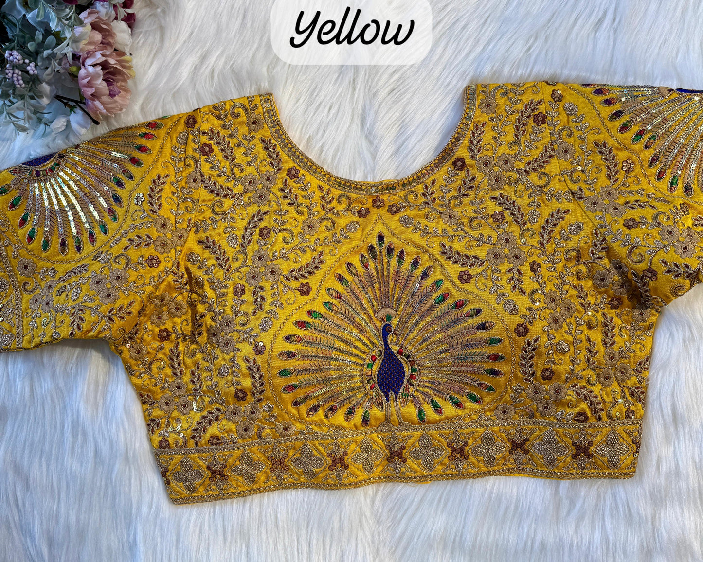 PEACOCK BRIDAL BLOUSE