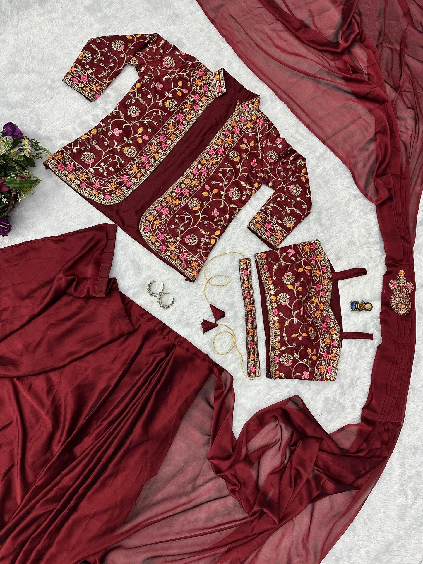 Ready To Wear Saree With Jacket