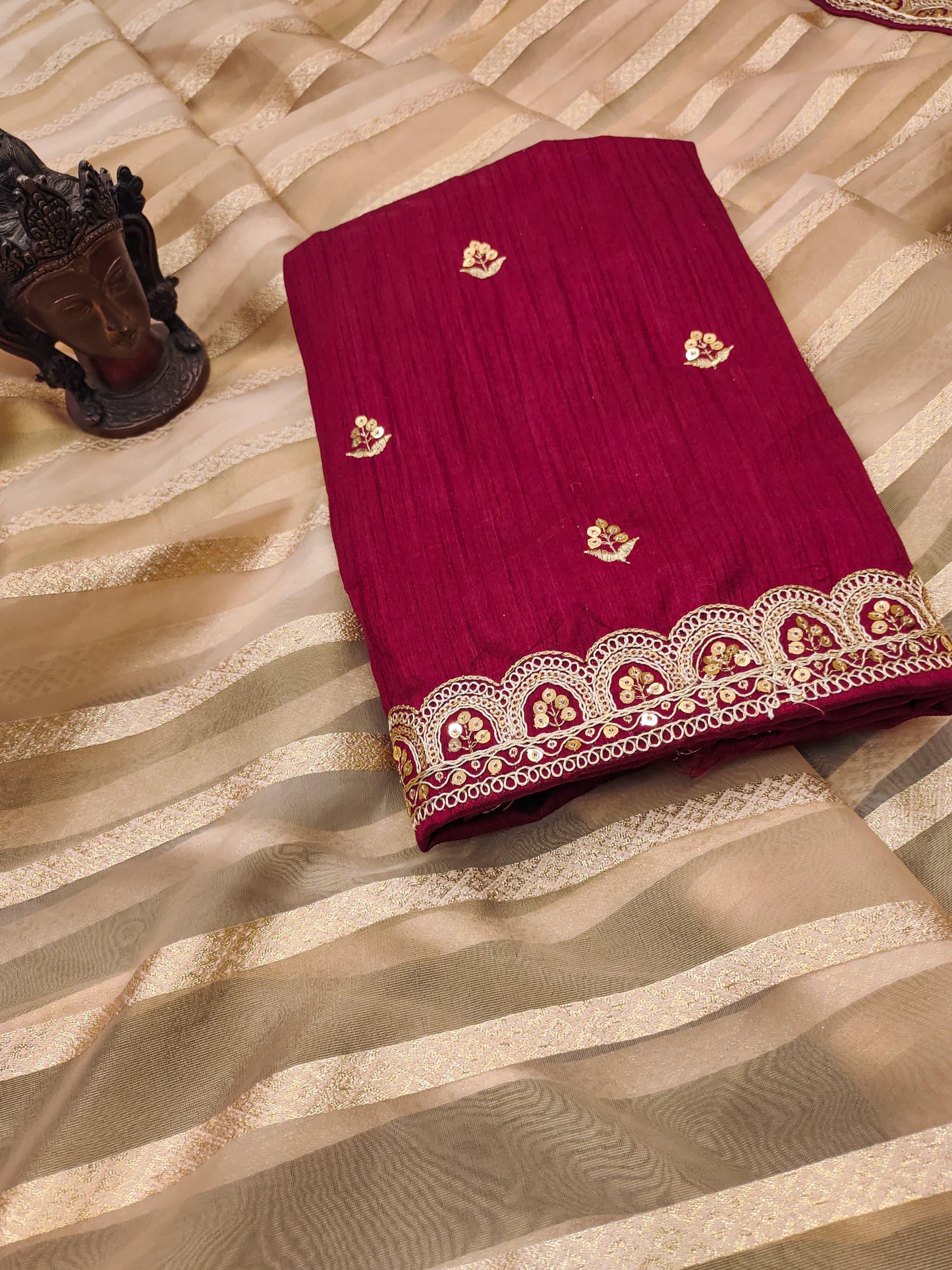 Pure banarasi soft organza silk