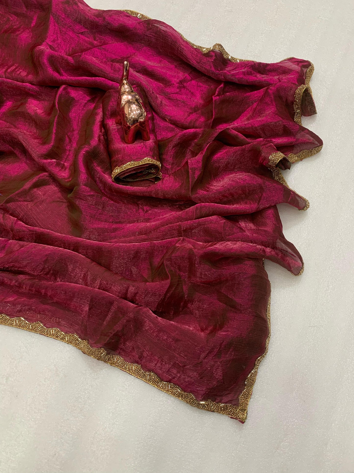 Two Tone Fendy Chiffone saree