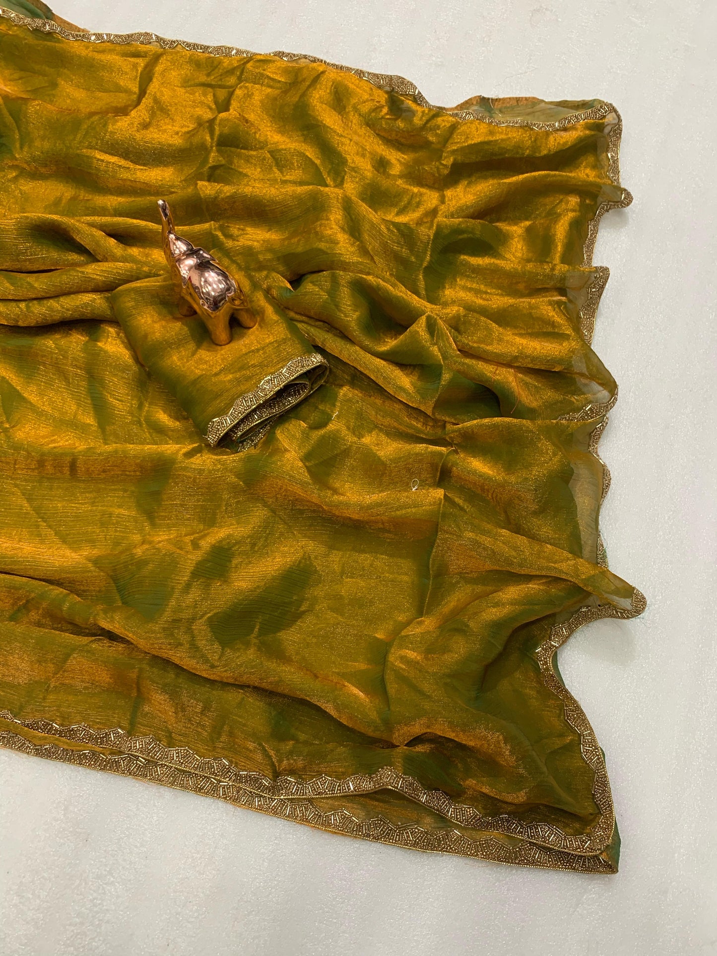 Two Tone Fendy Chiffone saree