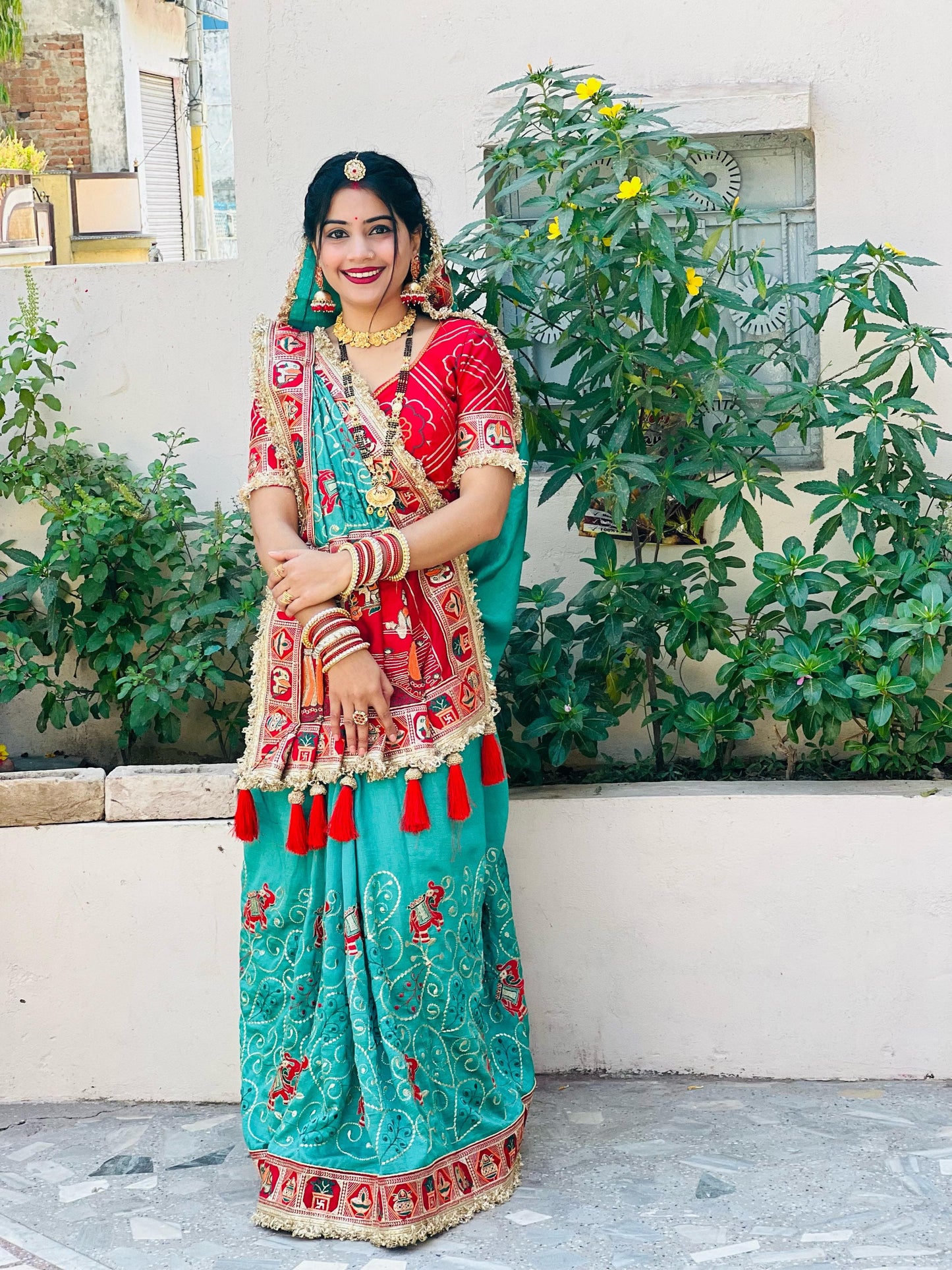 Heavy Vichitra Silk saree