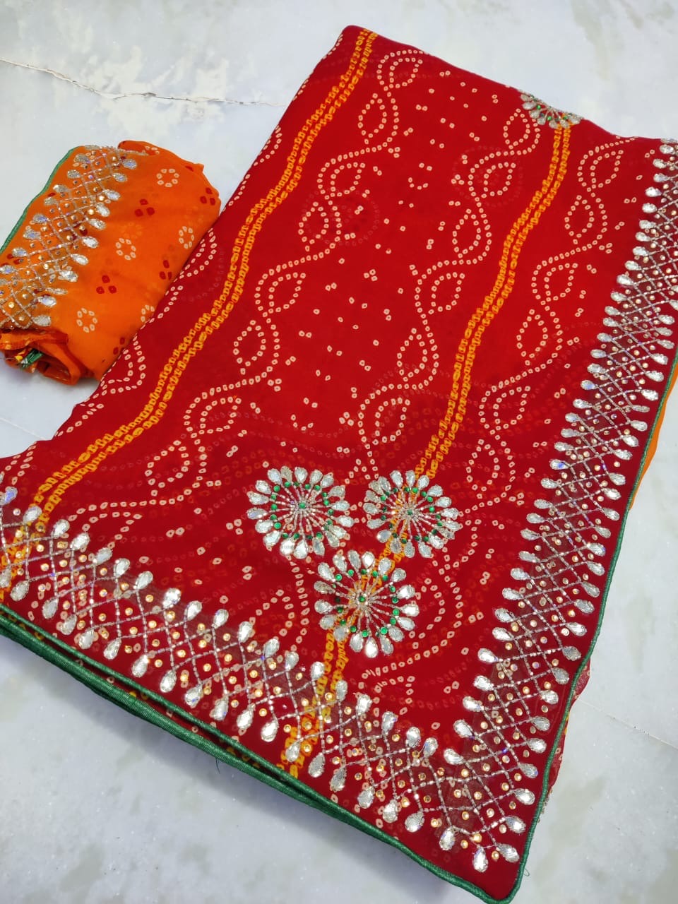 bandhej saree