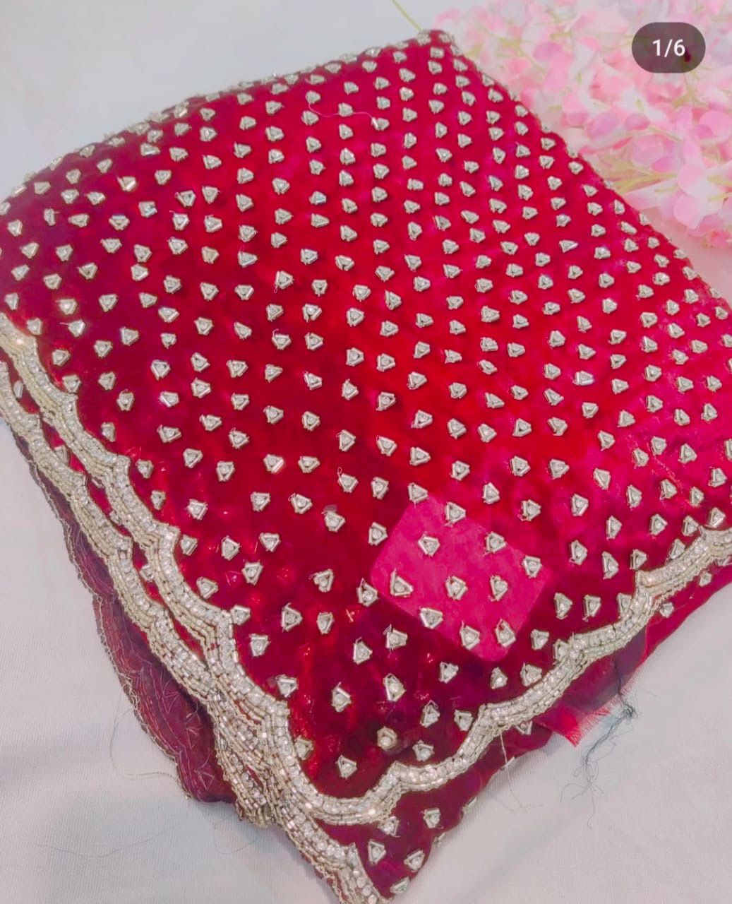 Crystal Tissues saree