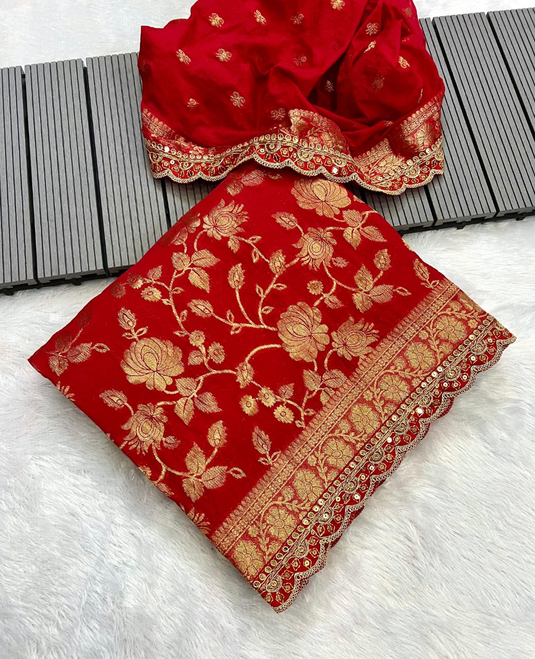 khaddi georgette designer saree in sabyasachi design
