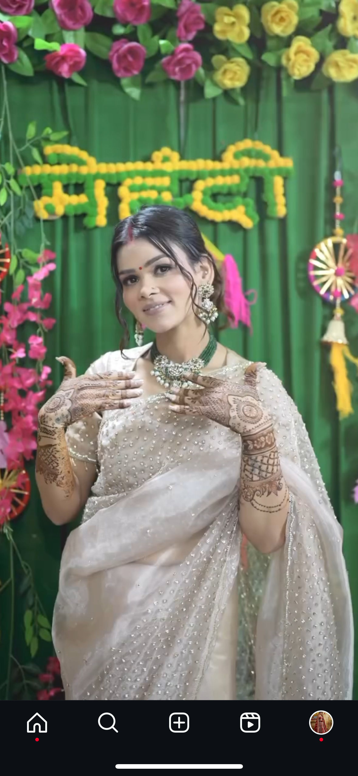 Crystal Tissues saree