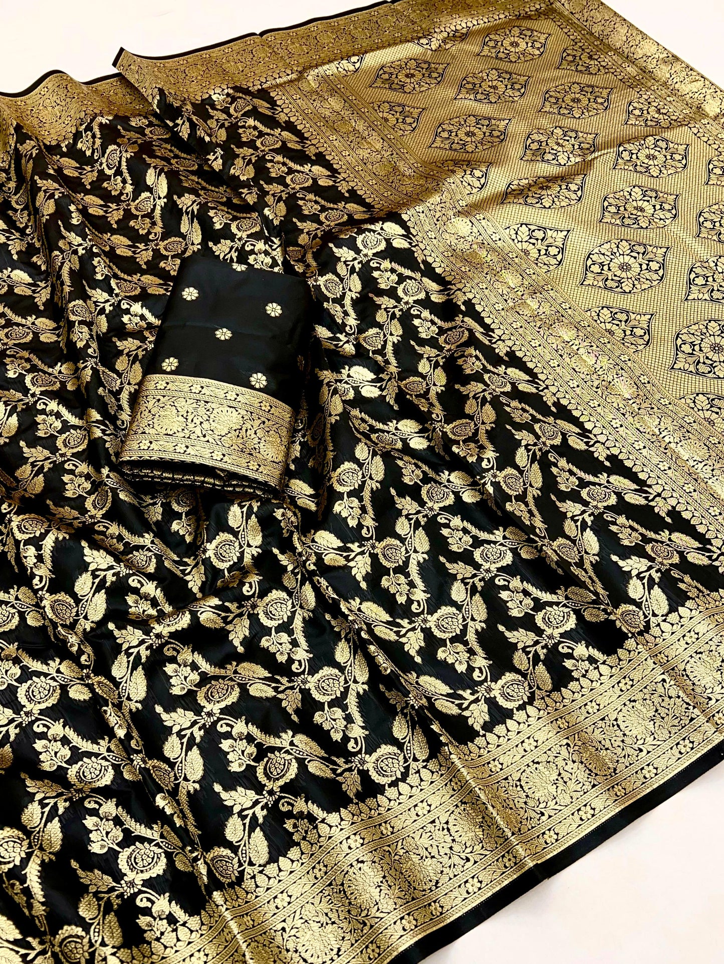 Soft banarasi silk saree