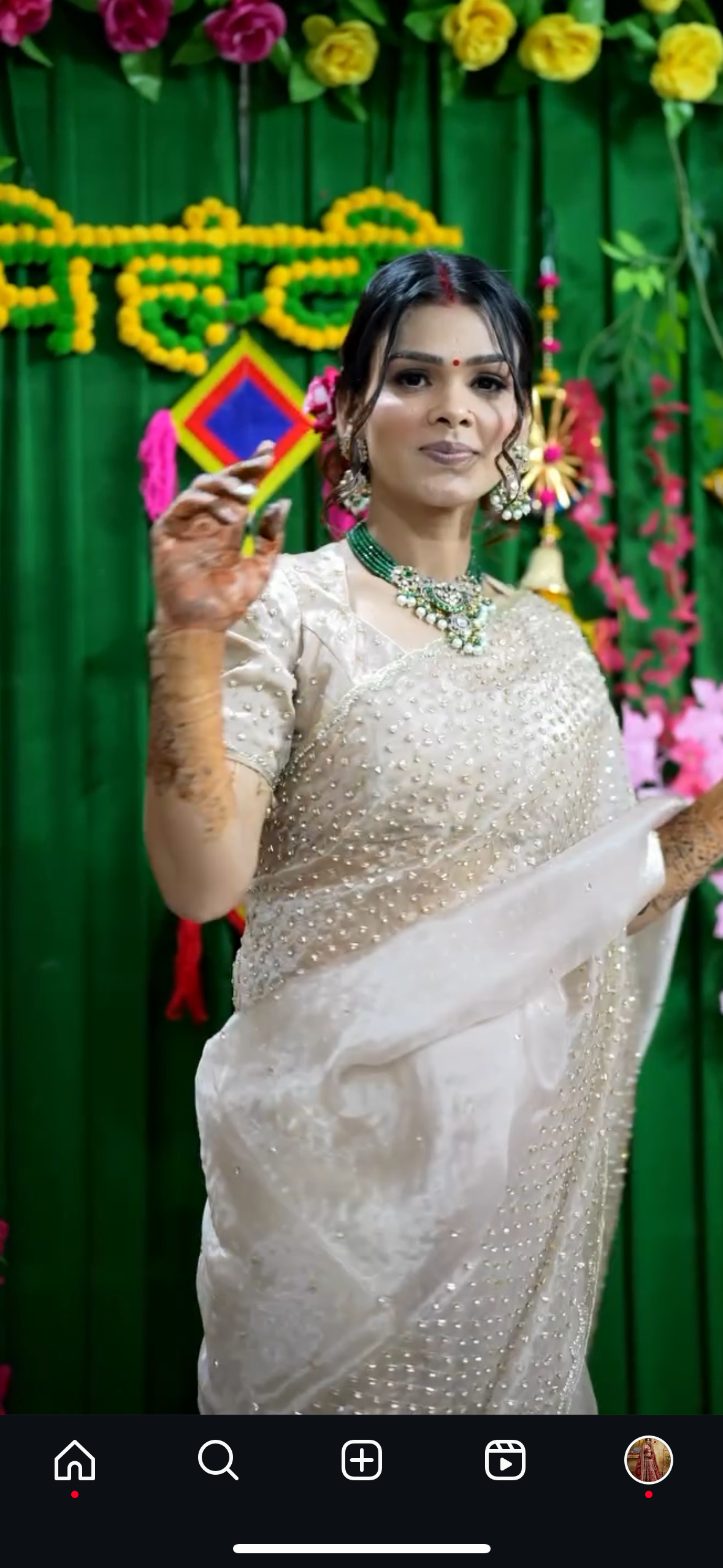 Crystal Tissues saree