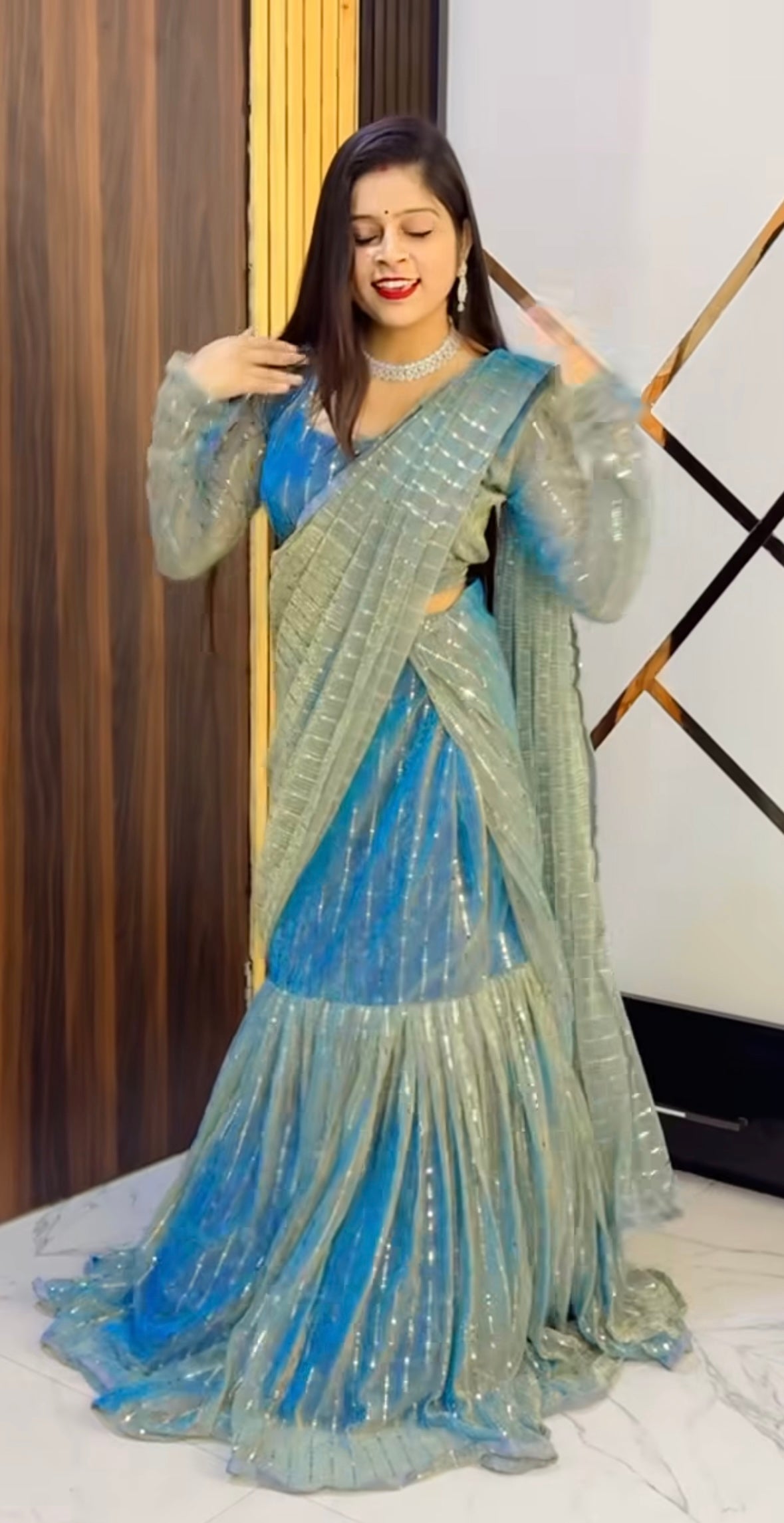 Ready to wear Lehengha saree